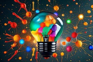bulb with background