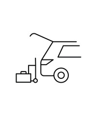 car trunk icon, vector best line icon.