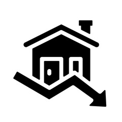 Property Value Decrease Icon