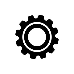 Settings icon with additional gears icon, vector illustration. Editable and changeable color.
