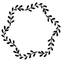 Circle frame wedding 