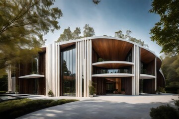 Obraz premium building in the park