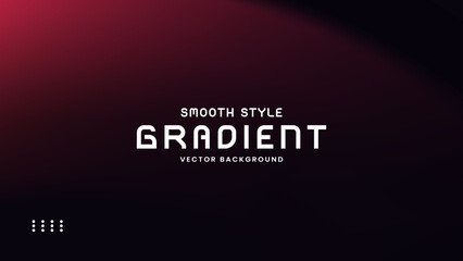 Smooth gradient background with black and red color