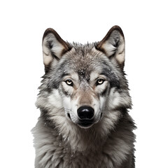 Fototapeta premium wolf isolated on transparent background