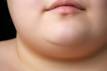 Obraz premium Beauty woman person treatment face young female care closeup health healthy skin girl