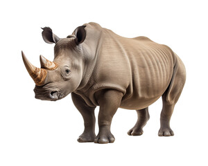 Fototapeta premium rhinoceros isolated on transparent background