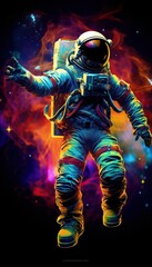 astronaut in space