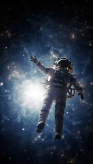 Fototapeta premium astronaut in space