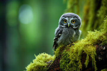 The elusive Forest Owlet, a rare and critically endangered species
