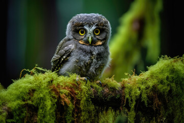 The elusive Forest Owlet, a rare and critically endangered species