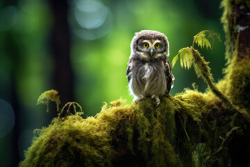 The elusive Forest Owlet, a rare and critically endangered species