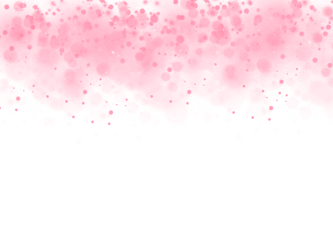 Abstract light shine pink bokeh effect on transparent background. PNG lens flare spot light sparkles or shiny glittering glow beams for modern trendy design template 