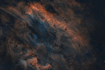 Clamshell Nebula 3 - obrazy, fototapety, plakaty