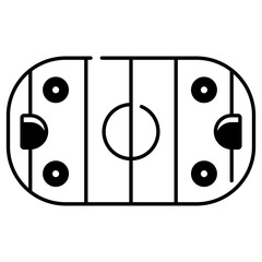 Hockey Field Icon