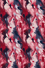 Perfectly Seamless Abstract Paint Pour Pattern