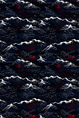 Perfectly Seamless Abstract Wave Pattern