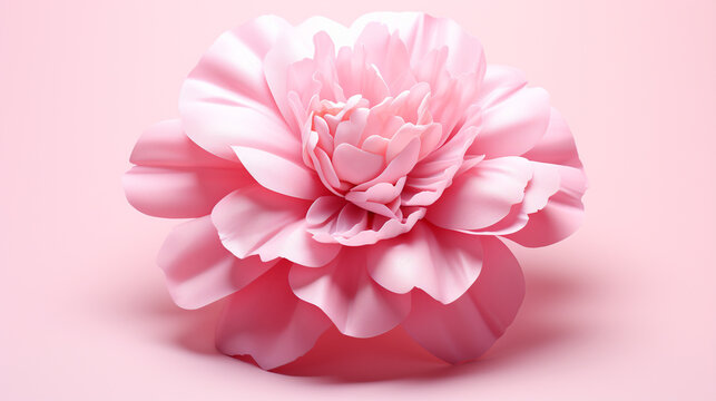 pink peony flower HD 8K wallpaper Stock Photographic Image 
