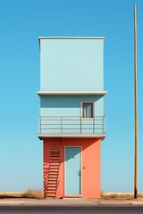 Fototapeta na wymiar minimalist house design