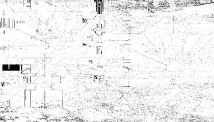 Fototapeta premium Chaotic grunge ink particles. Abstract texture with grain and stain. Splashes of paint. Abstract background. Monochrome texture. Image includes a effect the black and white tones.