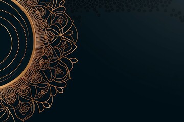 flat simple Islamic ornament background