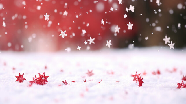red christmas tree HD 8K wallpaper Stock Photographic Image 