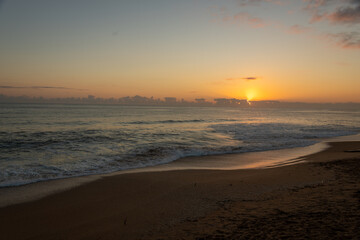 Sunrise on a Florida East coast beach