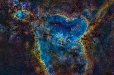 Fototapeta na wymiar Heart Nebula 1