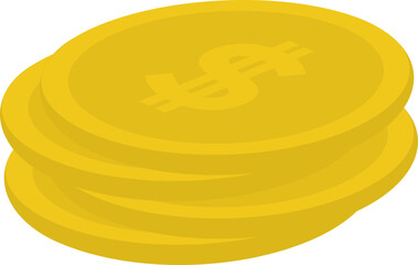coin vector illustration