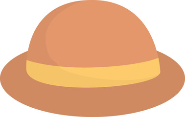 beach hat vector illustration