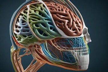 3d rendered illustration of a brain