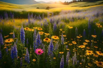 field of flowers