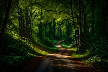 forest in the night