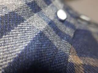 a collection photo of flannel fabric with cotton using a macro lens for textile education, commerce or background