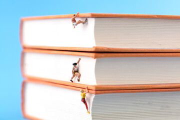 Miniature creative climbing book