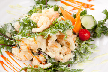 cream sauce shrimp salad