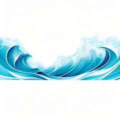 Ocean water wave