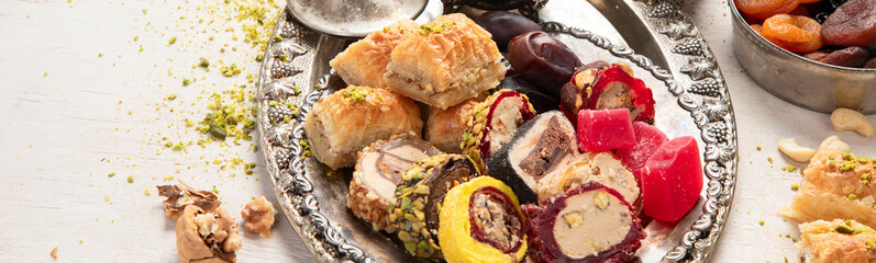 Arabic Cuisine: Middle Eastern desserts.