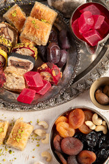 Arabic Cuisine: Middle Eastern desserts.