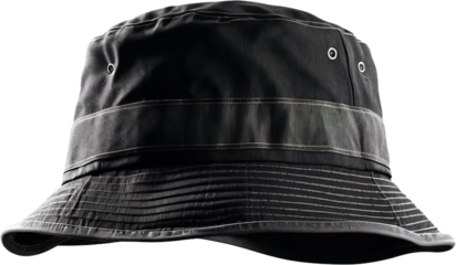 Bucket Hat isolated on transparent background. png illustration. Generative AI.