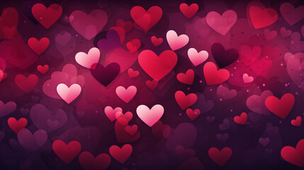 Background with hearts