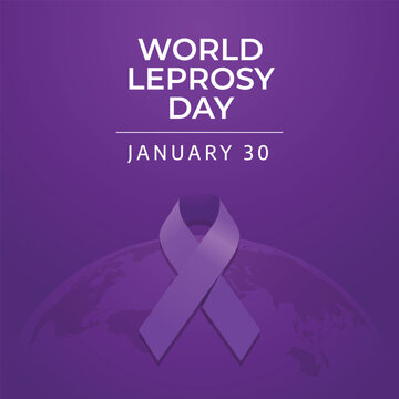 Ideal for World Leprosy Day celebrations, this vector graphic depicts the disease.