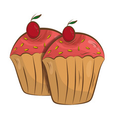 Illustration Cupcake