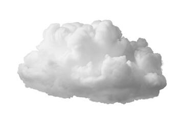 White cloud isolated on background