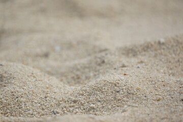 Fototapeta na wymiar Macro of sand ripples on the beach, good lighting, texture