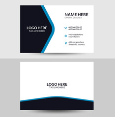  Business card, Vector illustration. Creative And Clean Business Card Design Template, Visiting Card.