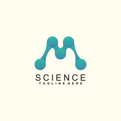 Science logo template design