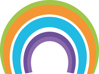 Obraz premium 무지개 일러스트