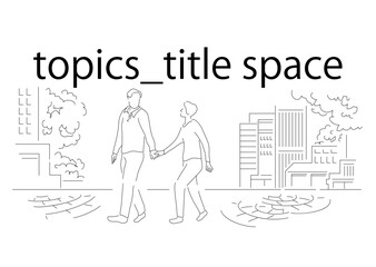 nuance_illustration_town_pouple,HP_TOP_image_topics,シニア,ライフスタイル,生活風景,敬老