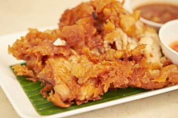 fried chicken on plate
