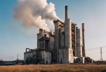 Plant for the production of chipboard of a furniture factory.